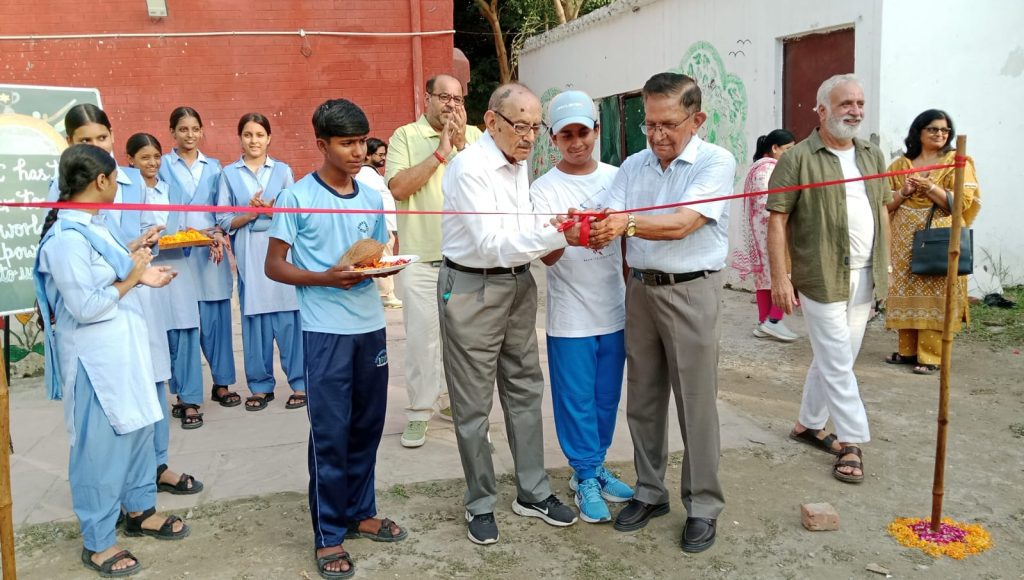 Through the generous support of Uniparts and Mystique Athleisure Retail Pvt. Ltd, GSV has successfully developed a dedicated sports infrastructure, Shakti Maidan, that was officially inaugurated on 15 July 2026, in the gracious presence of Mr Madan and family
