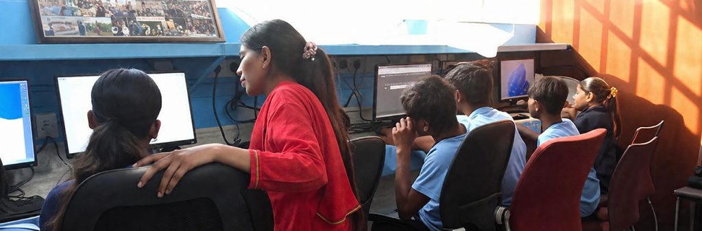The much-awaited computer classes commenced in March 2025,opening them to technology and another potential career graph.